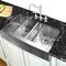 Nantucket Sinks 33 Inch Double Bowl Farmhouse Apron Front Stainless Steel Kitchen Sink APRON332210-DBL-SR - alternate 3